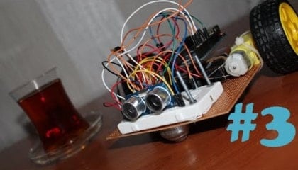 Arduino ile Engelden Kaçan Robot v1.00 3. Bölüm-min