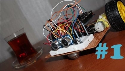 Arduino İle Engelden Kaçan Robot v1.00 1. Bölüm