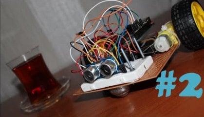 Arduino İle Engelden Kaçan Robot v1.00 2. Bölüm-min