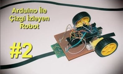 Arduino İle Çizgi İzleyen Robot v1.00 2. Bölüm