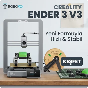 Creality Ender 3 V3 3D Yazıcı 3D Printer Robo90